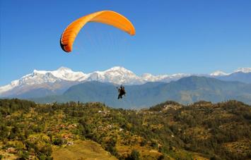 Paragliding in Nepal